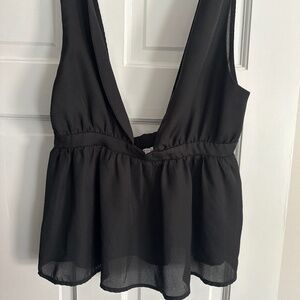 Tobi black sleeveless top